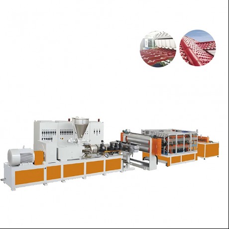 PVC enoslojna/večplastna toplotnoizolacijska linija za ekstrudiranje valovitih plošč in stopničastih streh iz Jwell Machinery China